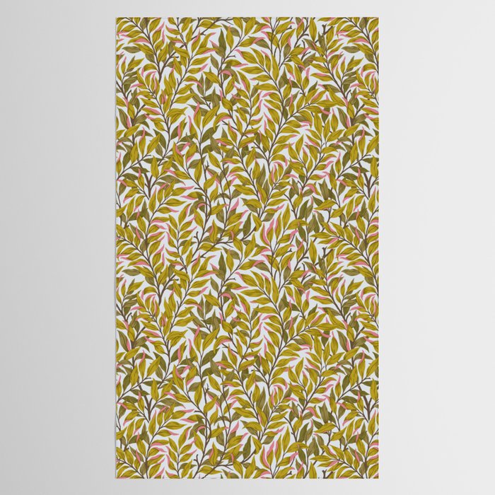 Autumn Botnica Foliage in Green Tablecloth Gallery Image 2
