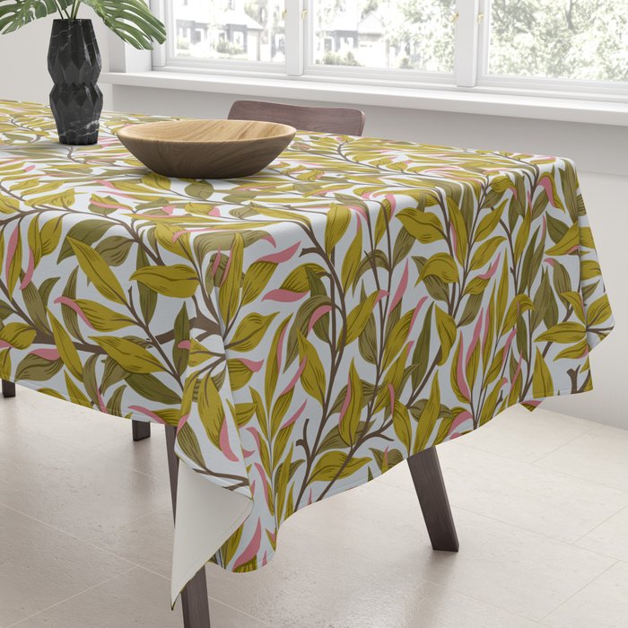 Autumn Botnica Foliage in Green Tablecloth Gallery Image 3