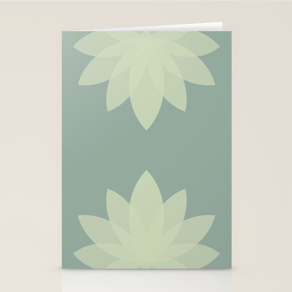 Lotus Flower Minimalism XIV Stationery Card Gallery Image 2