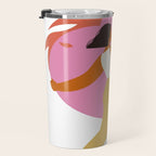 Woman carrying a big heart Travel Mug Gallery Image 3