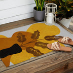 abstract vase shape fall Outdoor Rug Gallery Image 2