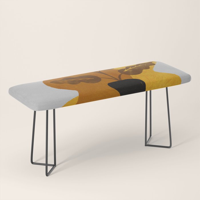 abstract vase shape fall Bench Gallery Image 1