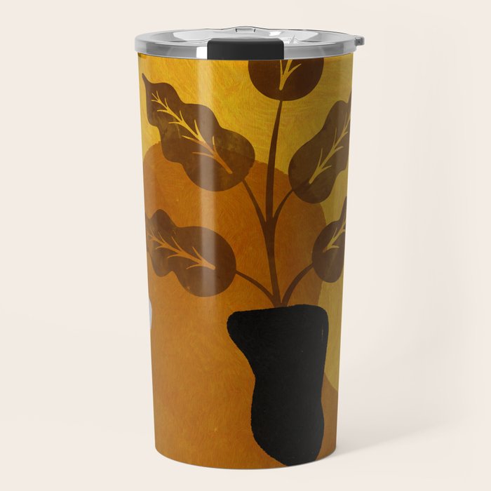 abstract vase shape fall Travel Mug Gallery Image 1