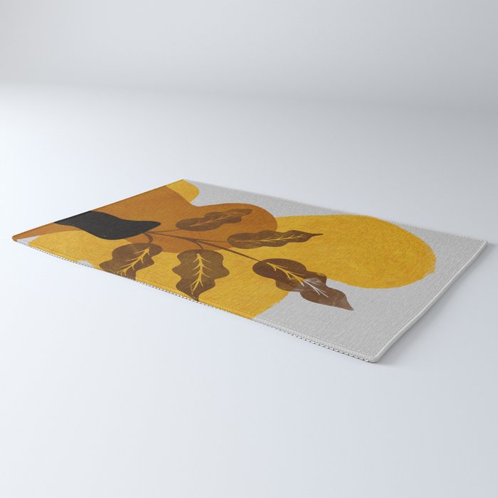 abstract vase shape fall Rug Gallery Image 3