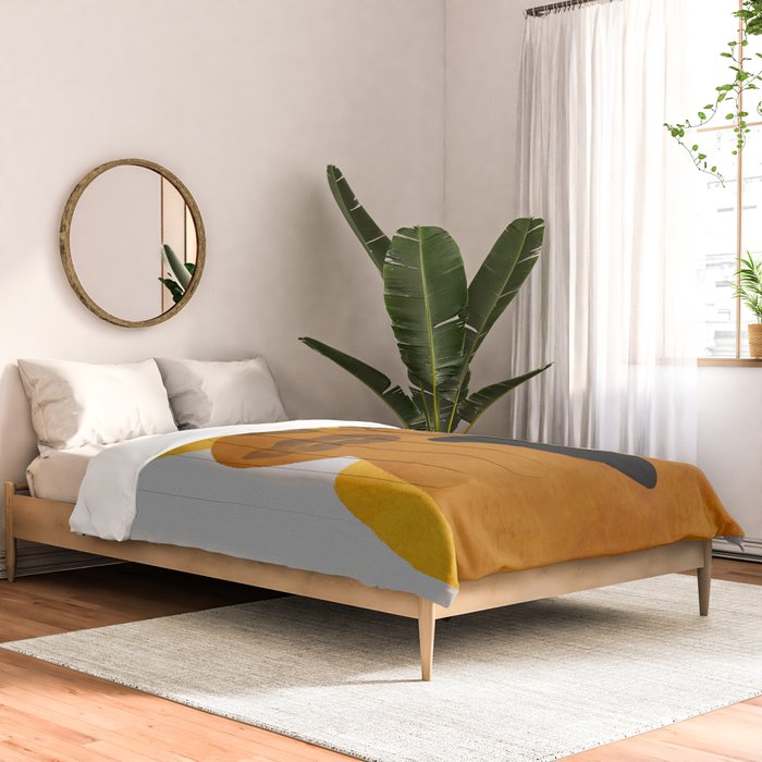 abstract vase shape fall Comforter Gallery Image 2