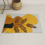 abstract vase shape fall Rug Gallery Image 1
