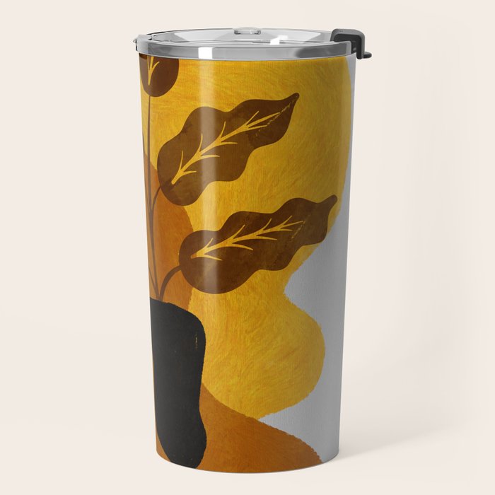 abstract vase shape fall Travel Mug Gallery Image 2
