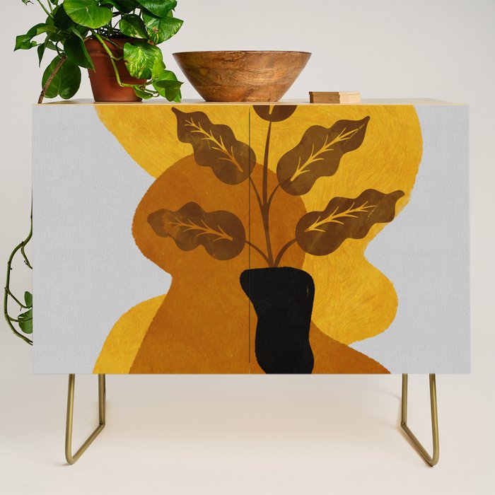 abstract vase shape fall Credenza Gallery Image 1