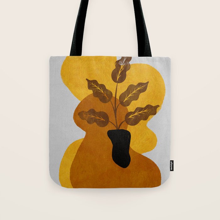 abstract vase shape fall Tote Bag Gallery Image 1