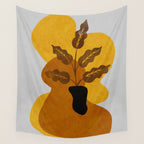 abstract vase shape fall Wall Tapestry Gallery Image 4