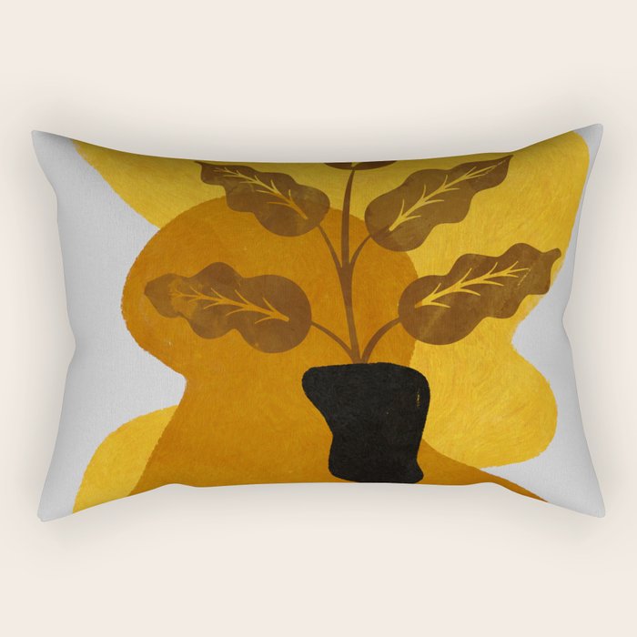 abstract vase shape fall Rectangular Pillow Gallery Image 2