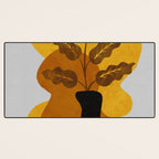 abstract vase shape fall Desk Mat Gallery Image 3