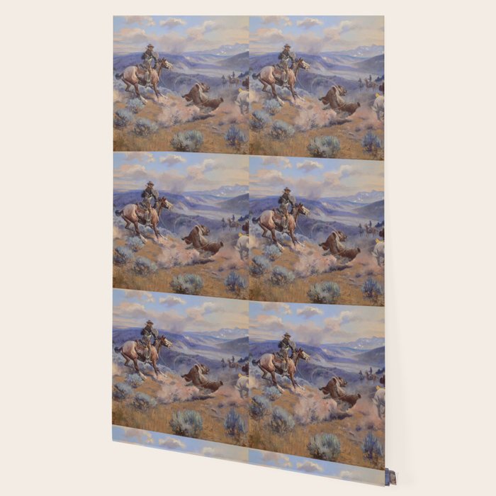 Charles Marion Russell - Loops And Swift Horses Wallpaper Gallery Image 2