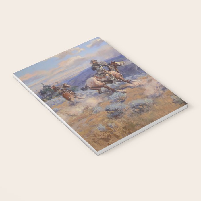 Charles Marion Russell - Loops And Swift Horses Notebook Gallery Image 3