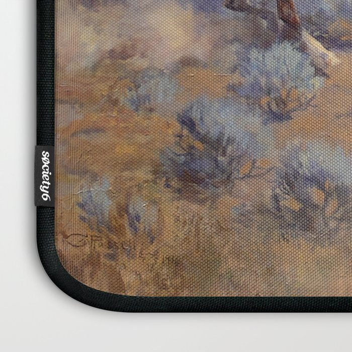 Charles Marion Russell - Loops And Swift Horses Laptop Sleeve Gallery Image 3