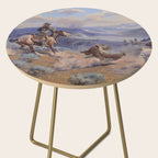 Charles Marion Russell - Loops And Swift Horses Side Table Gallery Image 2