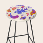 sea slug - pastel Stool Gallery Image 2