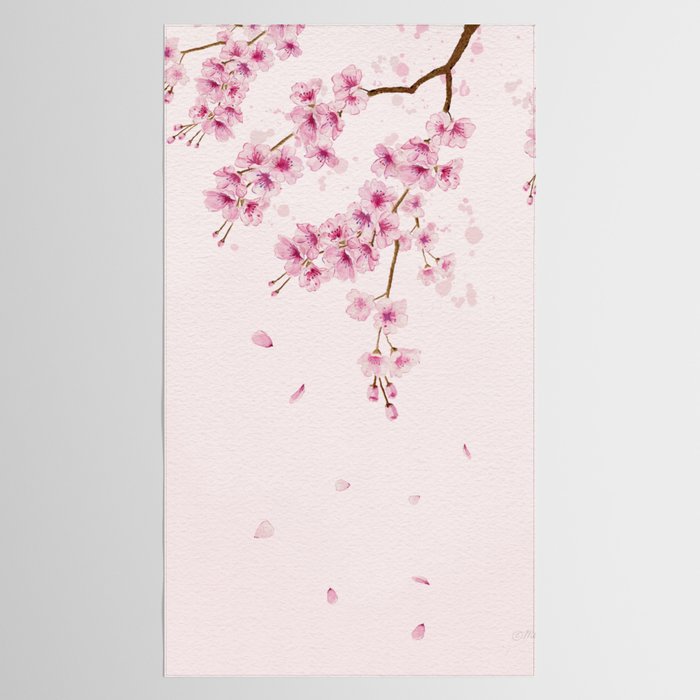 Cherry Blossom 2  Tablecloth Gallery Image 2