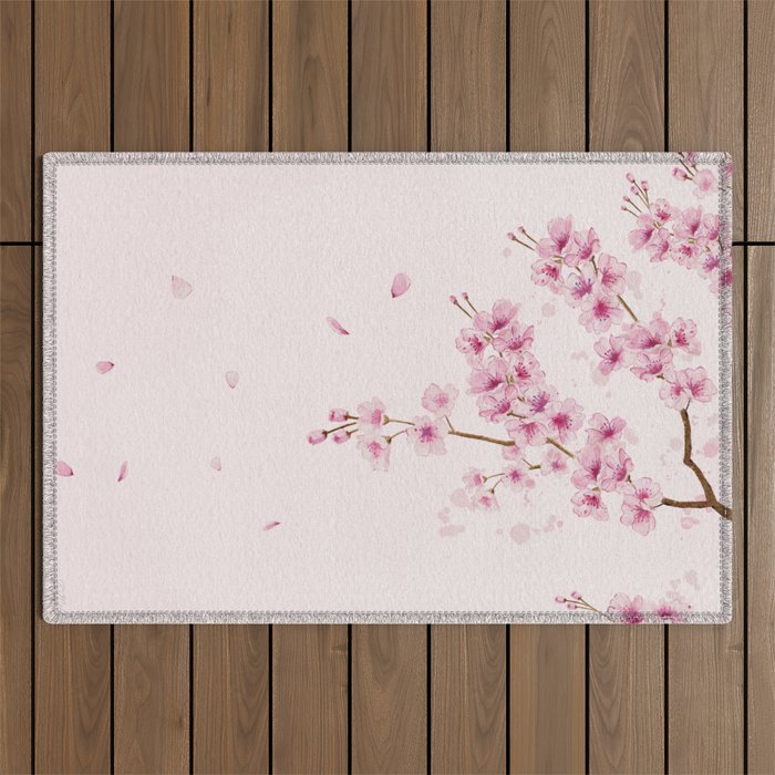 Cherry Blossom 2  Outdoor Rug Gallery Image 1