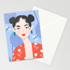 Blue Dragonfly Stationery Card Gallery Image 2