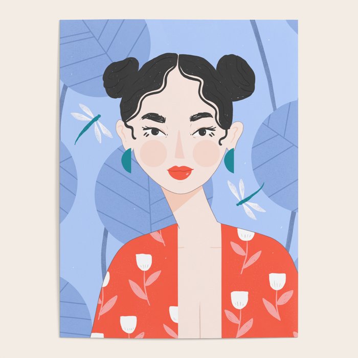 Blue Dragonfly Poster Gallery Image 4