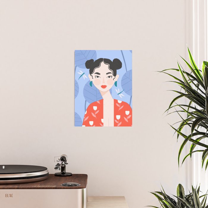 Blue Dragonfly Poster Gallery Image 2