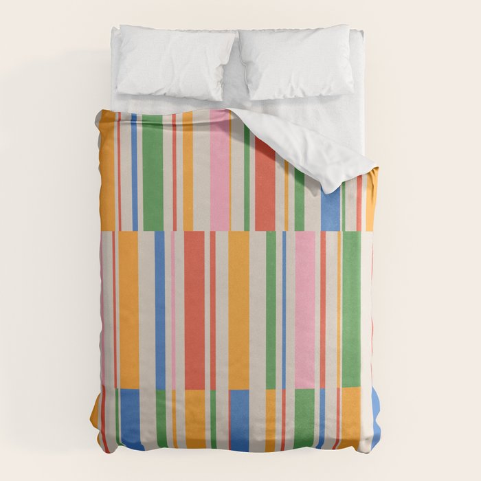 Stripes | PATTERN 01: The Retro Edition Duvet Cover Gallery Image 6
