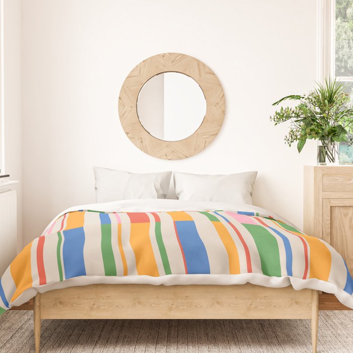 Stripes | PATTERN 01: The Retro Edition Duvet Cover Gallery Image 3