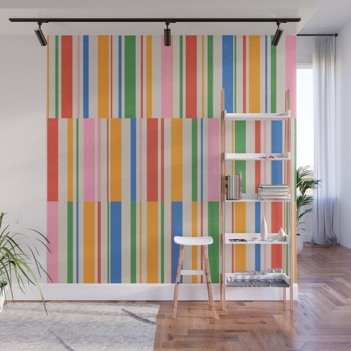 Stripes | PATTERN 01: The Retro Edition Wall Mural Gallery Image 1