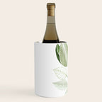 Forest Bouquet - Green Leaves Watercolor Wine Chiller Gallery Image 2