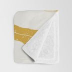 Yellow Plant Throw Blanket Gallery Image 3