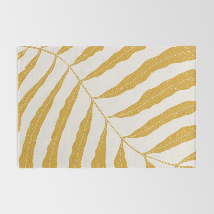 Yellow Plant Rug Gallery Image 2
