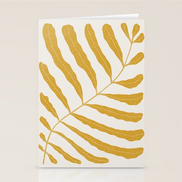 Yellow Plant Stationery Card Gallery Image 2