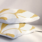 Yellow Plant Pillow Sham Gallery Image 3