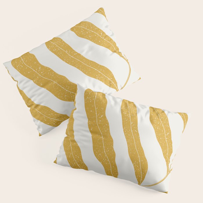 Yellow Plant Pillow Sham Gallery Image 3