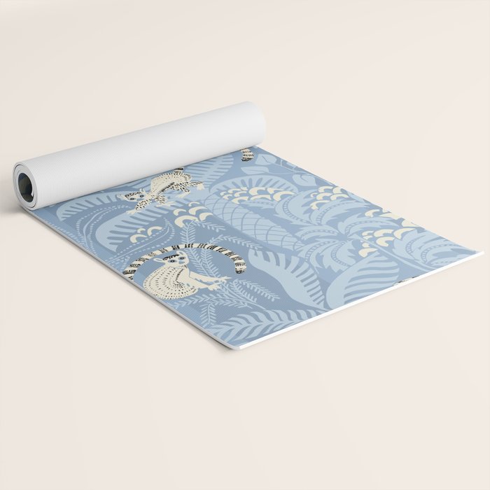 Jungle adventure sky blue Yoga Mat Gallery Image 2