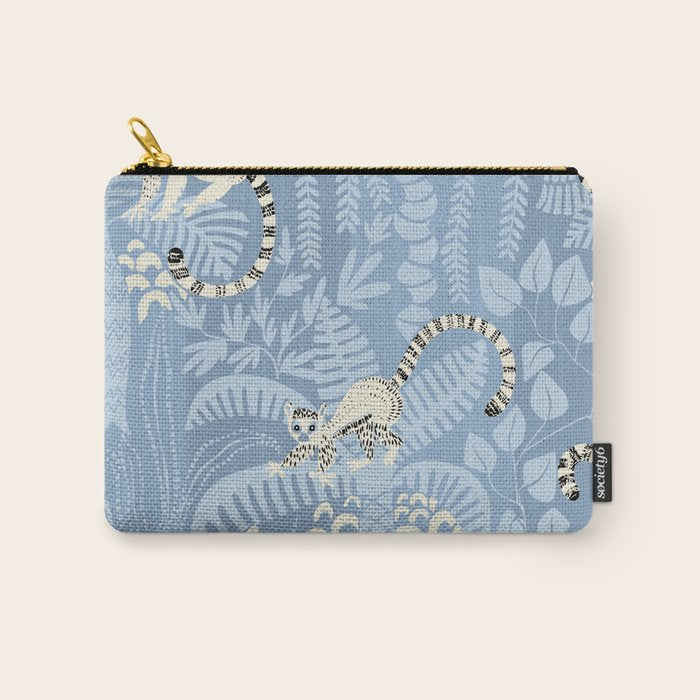Jungle adventure sky blue Carry All Pouch Gallery Image 1