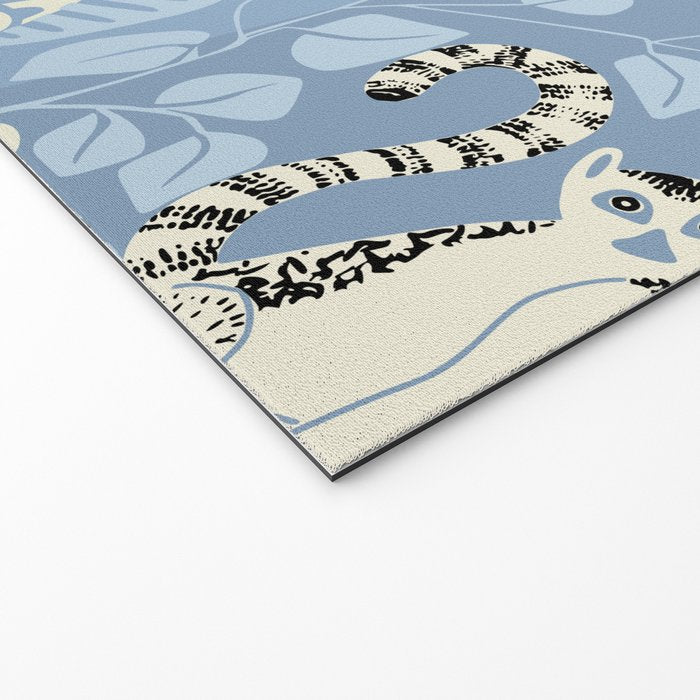 Jungle adventure sky blue Welcome Mat Gallery Image 2