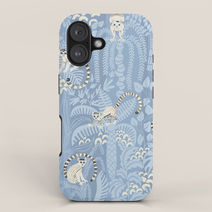 Jungle adventure sky blue iPhone Case Gallery Image 1