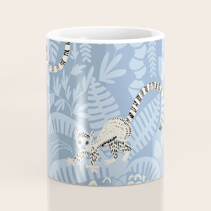 Jungle adventure sky blue Coffee Mug Gallery Image 4