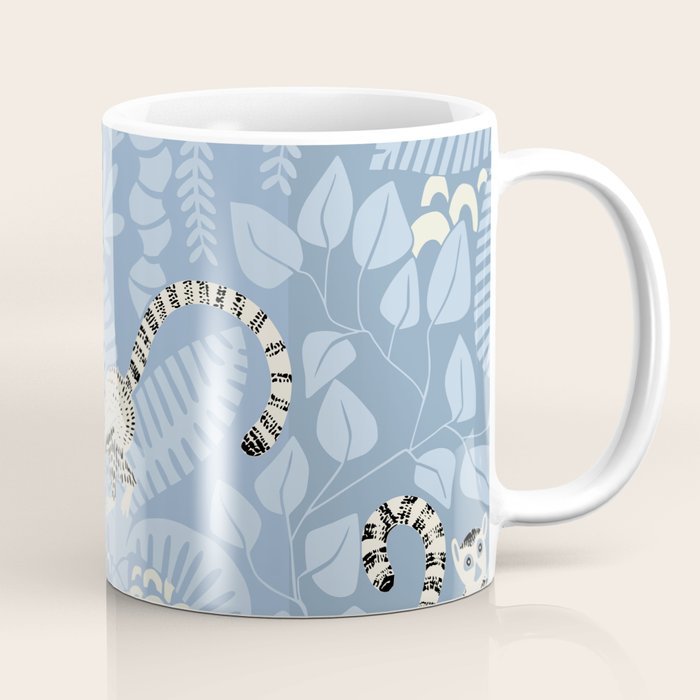 Jungle adventure sky blue Coffee Mug Gallery Image 1