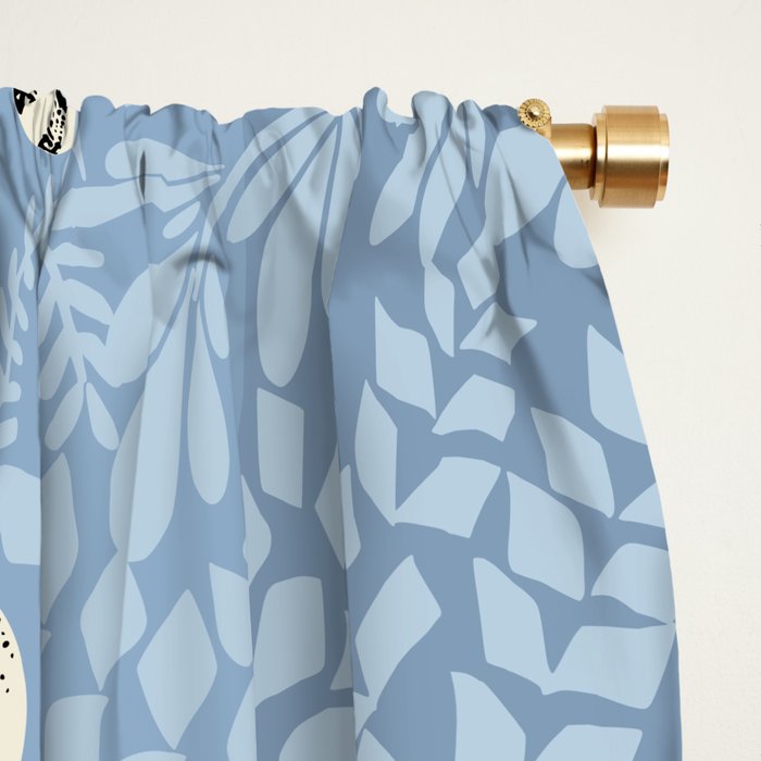 Jungle adventure sky blue Window Curtain Gallery Image 2