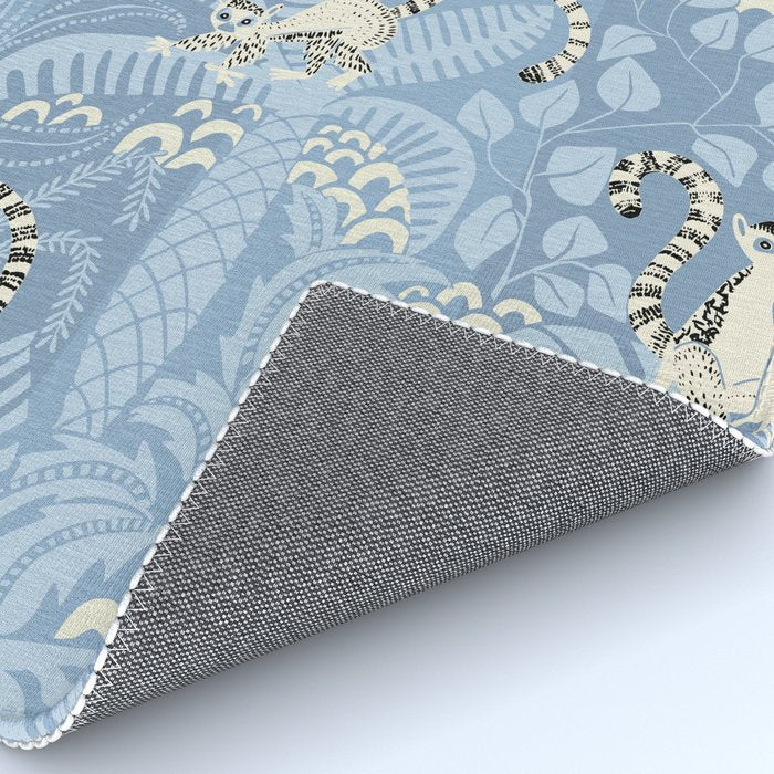 Jungle adventure sky blue Rug Gallery Image 4