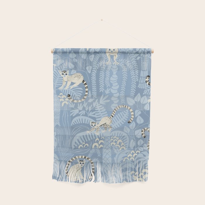 Jungle adventure sky blue Wall Hanging Gallery Image 1