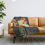 Bountiful Bouquet 1 Throw Blanket Gallery Image 1