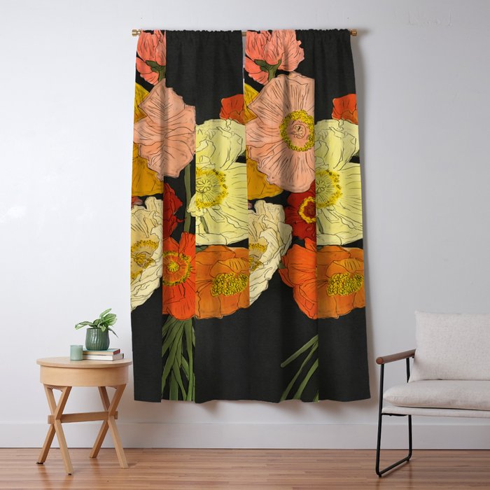 Bountiful Bouquet 1 Window Curtain Gallery Image 5