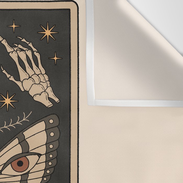 Death - Moth Tarot Wall Tapestry Gallery Image 3