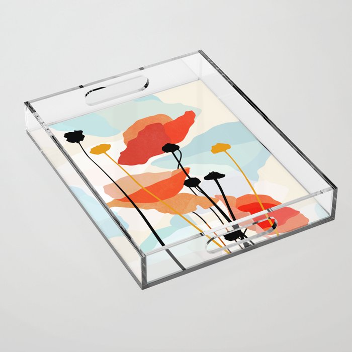 Poppy Acrylic Tray Gallery Image 1
