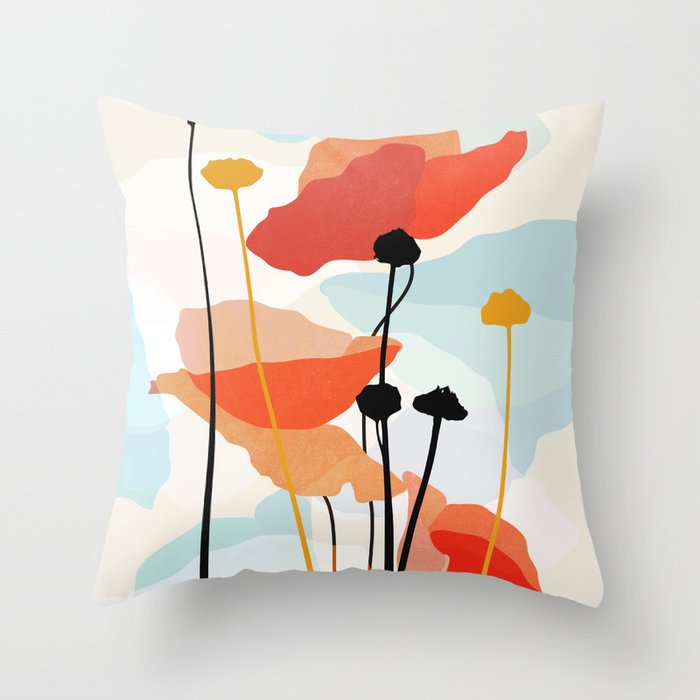 Poppy Throw Pillow Gallery Image 6