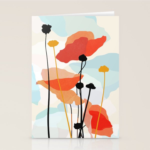 Poppy Stationery Card Gallery Image 1